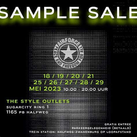 sample sale airforce